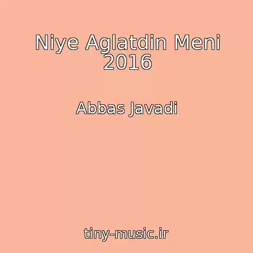 کاور آهنگ Niye Aglatdin Meni 2016 از Abbas Javadi
