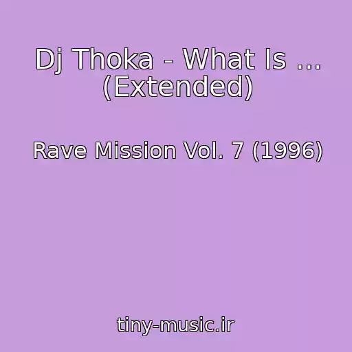 کاور آهنگ Dj Thoka - What Is ... (Extended) از Rave Mission Vol. 7 (1996)