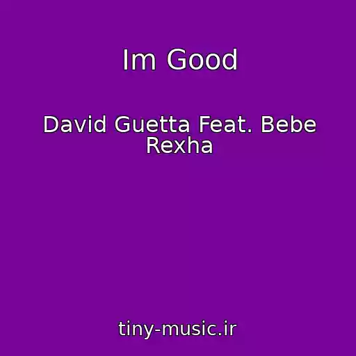 کاور آهنگ Im Good از David Guetta Feat. Bebe Rexha