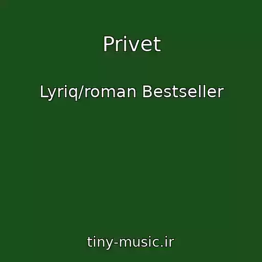کاور آهنگ Privet از Lyriq/roman Bestseller
