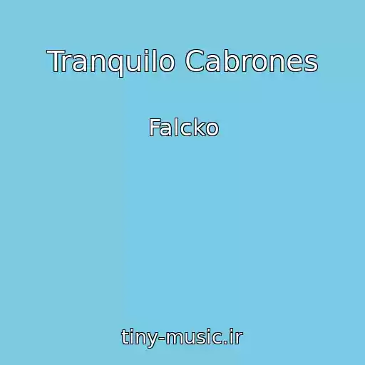 کاور آهنگ Tranquilo Cabrones از Falcko