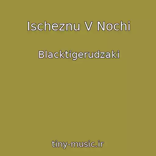 کاور آهنگ Ischeznu V Nochi از Blacktigerudzaki