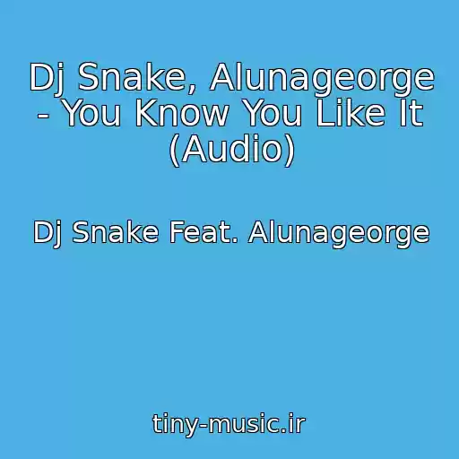 کاور آهنگ Dj Snake, Alunageorge - You Know You Like It (Audio) از Dj Snake Feat. Alunageorge
