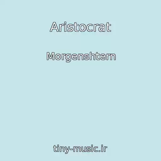 کاور آهنگ Aristocrat از Morgenshtern