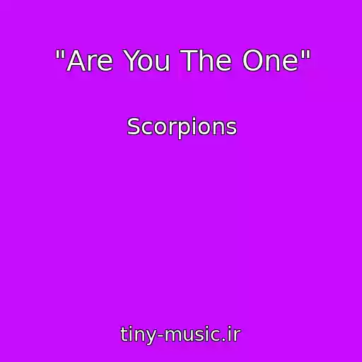 کاور آهنگ "Are You The One" از Scorpions