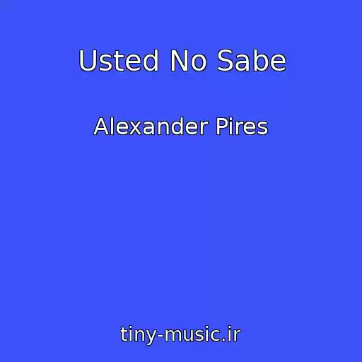 کاور آهنگ Usted No Sabe از Alexander Pires