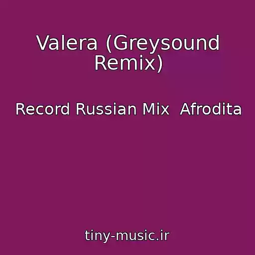 کاور آهنگ Valera (Greysound Remix) از Record Russian Mix  Afrodita