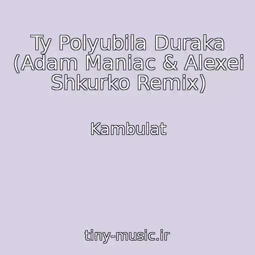 کاور آهنگ Ty Polyubila Duraka (Adam Maniac & Alexei Shkurko Remix) از Kambulat