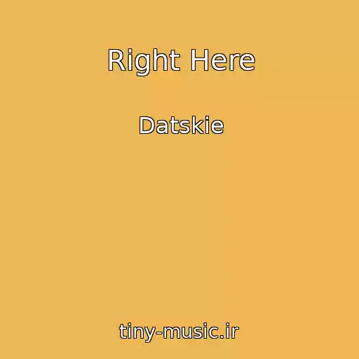 کاور آهنگ Right Here از Datskie