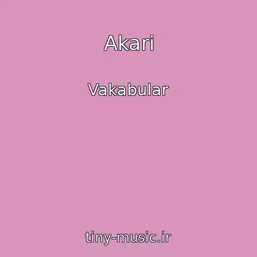 کاور آهنگ Akari از Vakabular