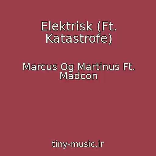 کاور آهنگ Elektrisk (Ft. Katastrofe) از Marcus Og Martinus Ft. Madcon