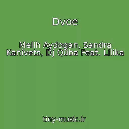 کاور آهنگ Dvoe از Melih Aydogan, Sandra Kanivets, Dj Quba Feat. Lilika