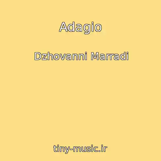 کاور آهنگ Adagio از Dzhovanni Marradi