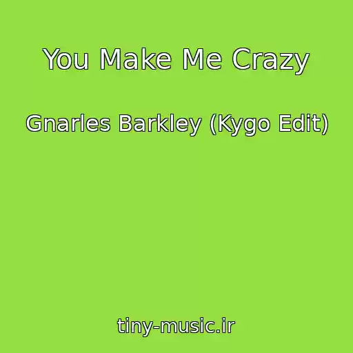 کاور آهنگ You Make Me Crazy از Gnarles Barkley (Kygo Edit)