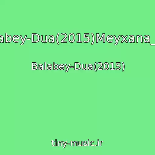 کاور آهنگ Balabey-Dua(2015)Meyxana_Net از Balabey-Dua(2015)