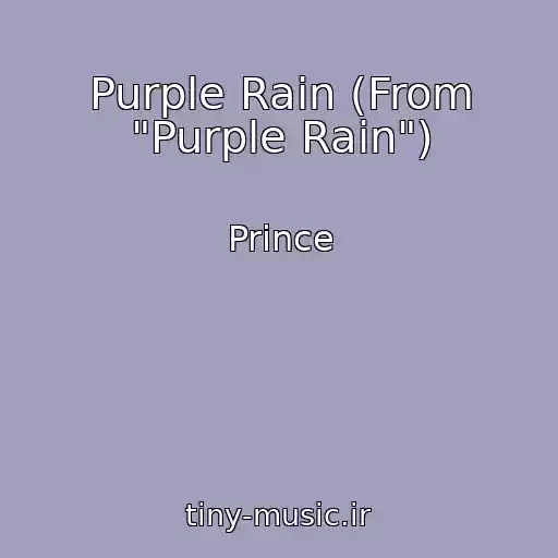 کاور آهنگ Purple Rain (From "Purple Rain") از Prince
