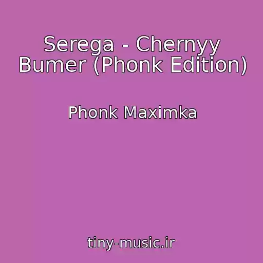 کاور آهنگ Serega - Chernyy Bumer (Phonk Edition) از Phonk Maximka