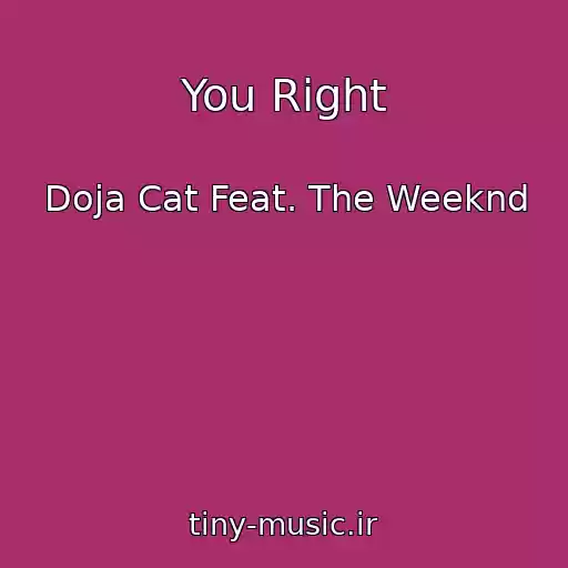 کاور آهنگ You Right از Doja Cat Feat. The Weeknd