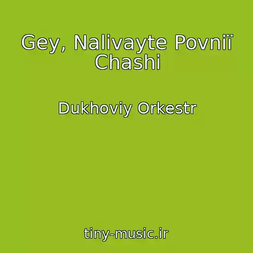 کاور آهنگ Gey, Nalivayte Povnії Chashі از Dukhoviy Orkestr