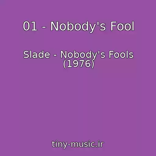 کاور آهنگ 01 - Nobody's Fool از Slade - Nobody's Fools (1976)