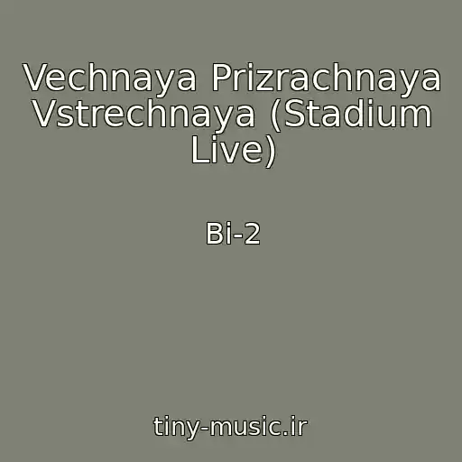 کاور آهنگ Vechnaya Prizrachnaya Vstrechnaya (Stadium Live) از Bi-2