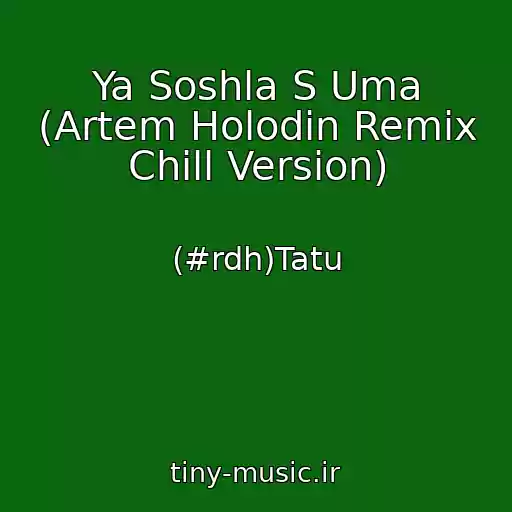 کاور آهنگ Ya Soshla S Uma (Artem Holodin Remix Chill Version) از (#rdh)Tatu