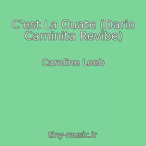 کاور آهنگ C'est La Ouate (Dario Caminita Revibe) از Caroline Loeb