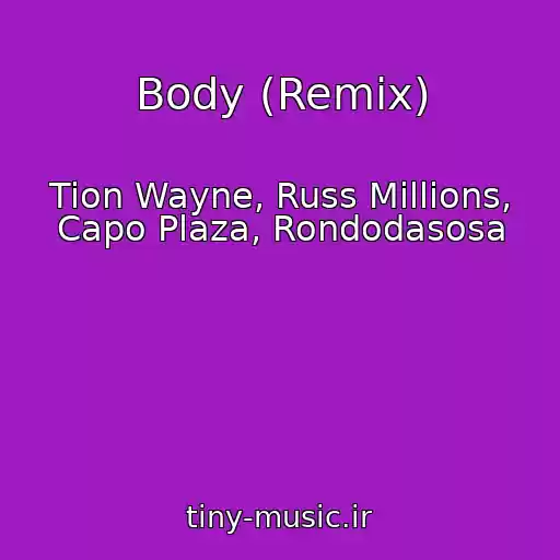 کاور آهنگ Body (Remix) از Tion Wayne, Russ Millions, Capo Plaza, Rondodasosa