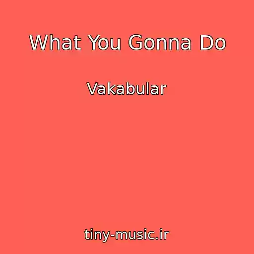 کاور آهنگ What You Gonna Do از Vakabular