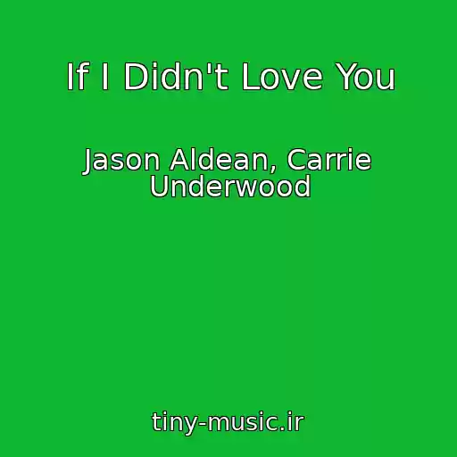 کاور آهنگ If I Didn't Love You از Jason Aldean, Carrie Underwood