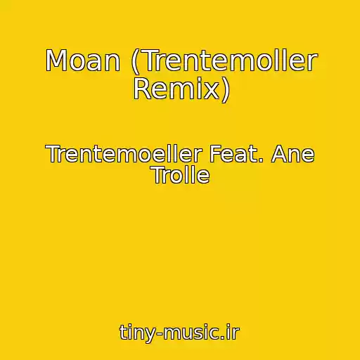 کاور آهنگ Moan (Trentemoller Remix) از Trentemoeller Feat. Ane Trolle