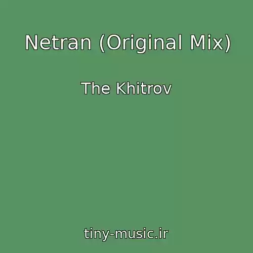 کاور آهنگ Netran (Original Mix) از The Khitrov