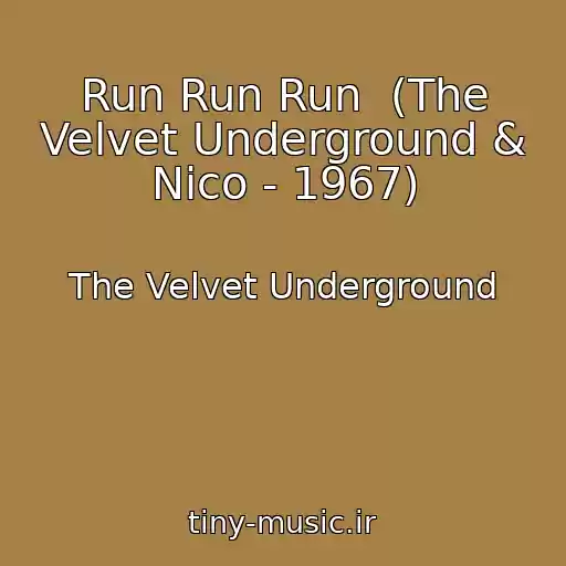 کاور آهنگ Run Run Run  (The Velvet Underground & Nico - 1967) از The Velvet Underground