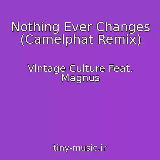 کاور آهنگ Nothing Ever Changes (Camelphat Remix) از Vintage Culture Feat. Magnus