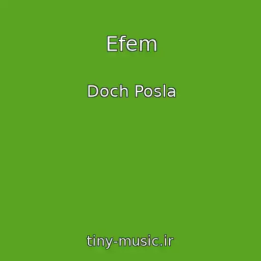 کاور آهنگ Efem از Doch Posla