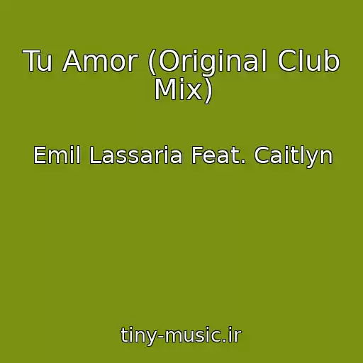 کاور آهنگ Tu Amor (Original Club Mix) از Emil Lassaria Feat. Caitlyn