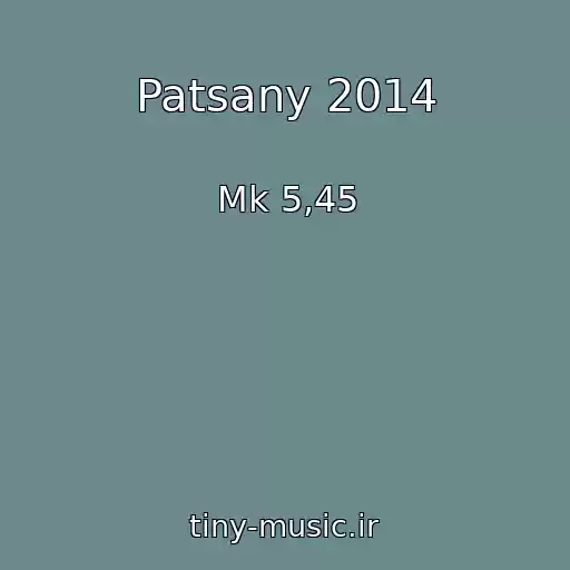 کاور آهنگ Patsany 2014 از Mk 5,45
