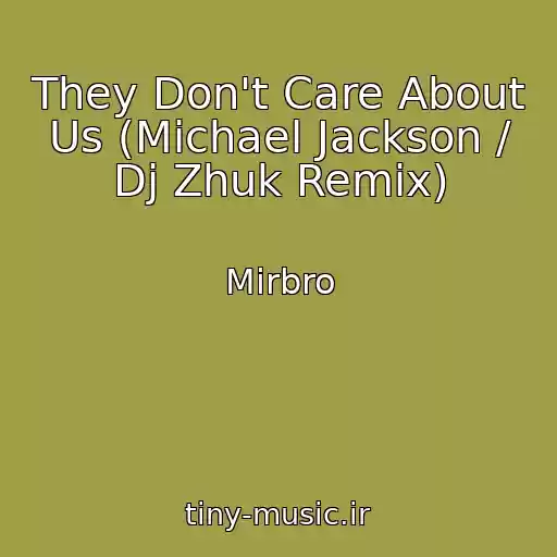 کاور آهنگ They Don't Care About Us (Michael Jackson / Dj Zhuk Remix) از Mirbro