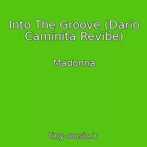 کاور آهنگ Into The Groove (Dario Caminita Revibe) از Madonna