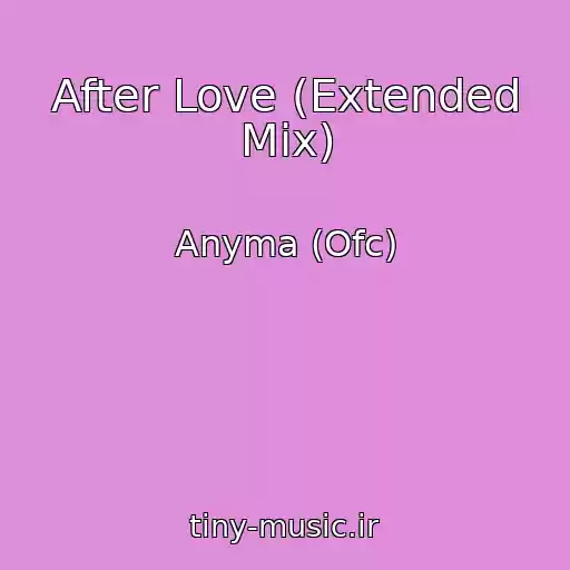 کاور آهنگ After Love (Extended Mix) از Anyma (Ofc)