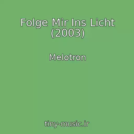 کاور آهنگ Folge Mir Ins Licht (2003) از Melotron