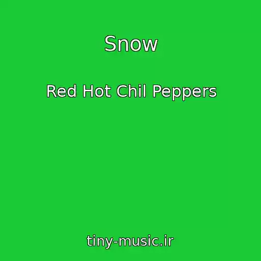 کاور آهنگ Snow از Red Hot Chil Peppers