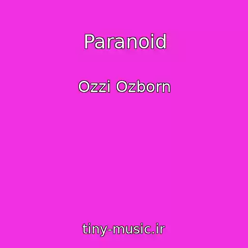 کاور آهنگ Paranoid از Ozzi Ozborn