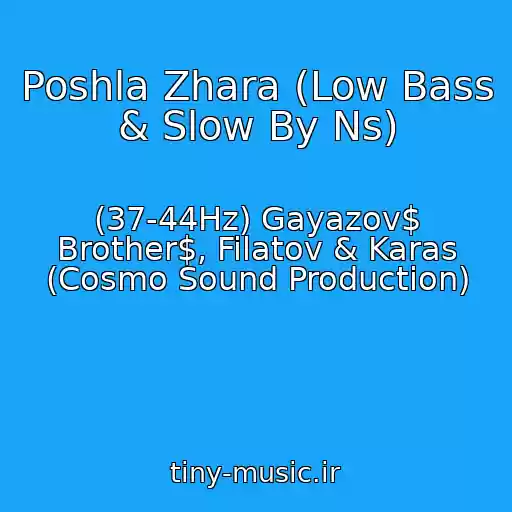 کاور آهنگ Poshla Zhara (Low Bass & Slow By Ns) از (37-44Hz) Gayazov$ Brother$, Filatov & Karas (Cosmo Sound Production)