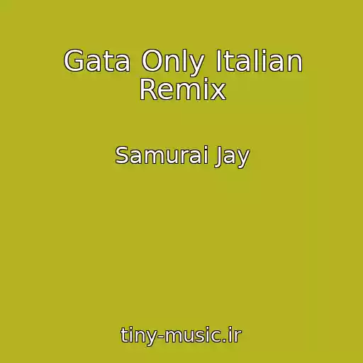 کاور آهنگ Gata Only Italian Remix از Samurai Jay