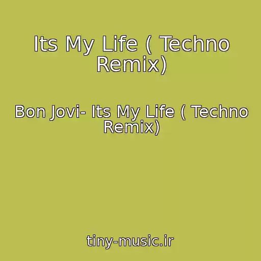 کاور آهنگ Its My Life ( Techno Remix) از Bon Jovi- Its My Life ( Techno Remix)