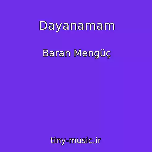 کاور آهنگ Dayanamam از Baran Mengüç