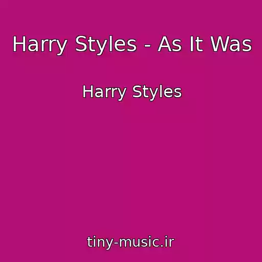 کاور آهنگ Harry Styles - As It Was از Harry Styles