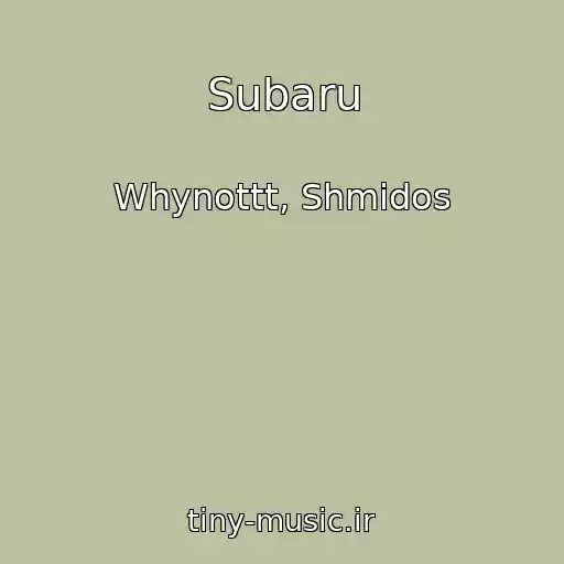 کاور آهنگ Subaru از Whynottt, Shmidos