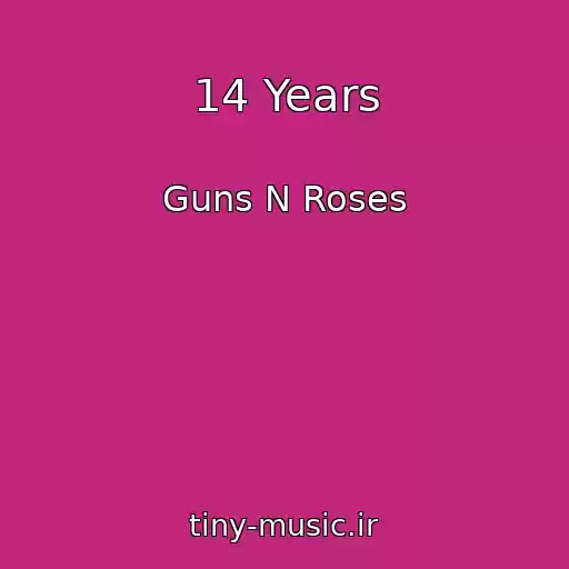 کاور آهنگ 14 Years از Guns N Roses
